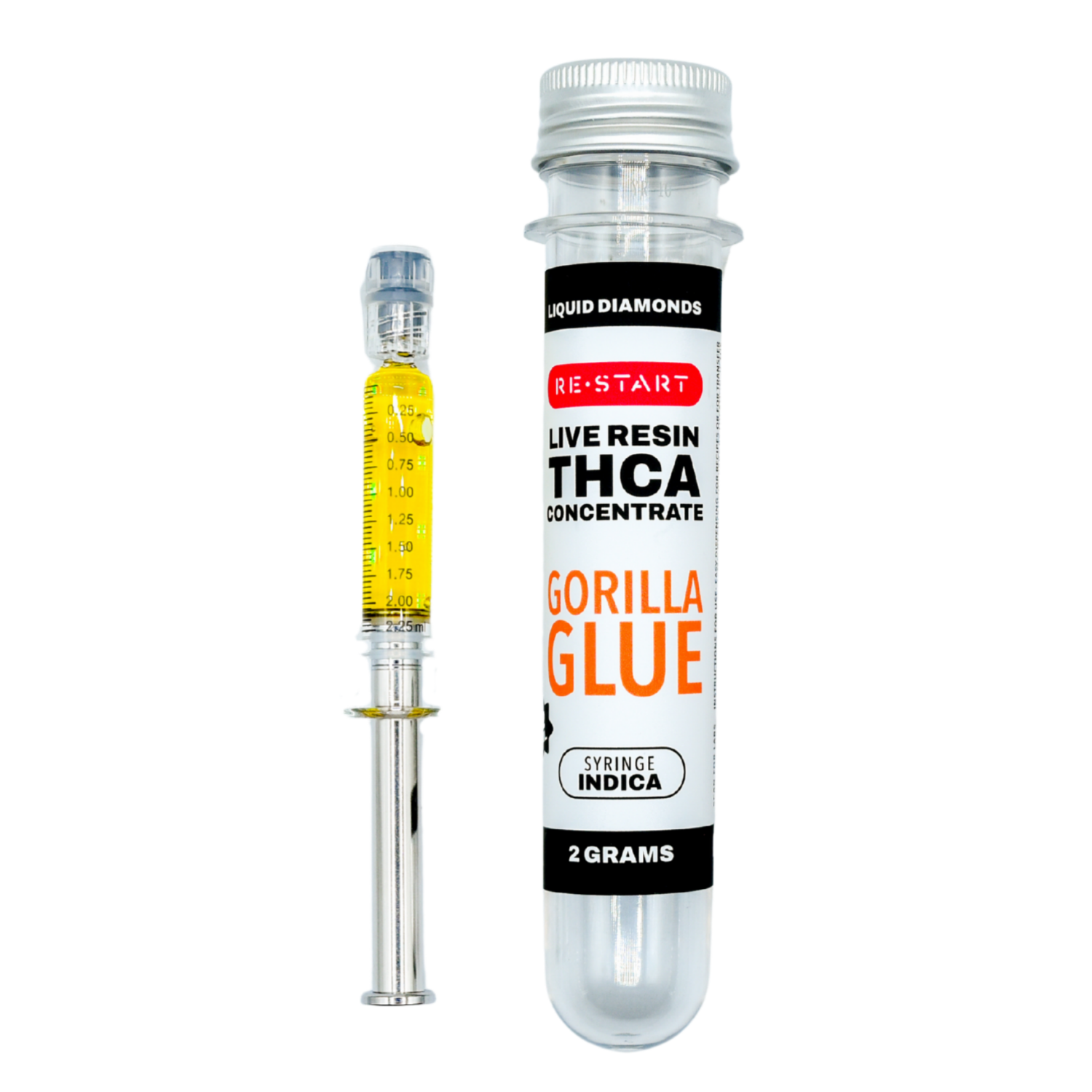 THCA Live Resin Dab Syringe (I) Original Glue + Free Accessory / 2mL/2G (Reg. Price $70)